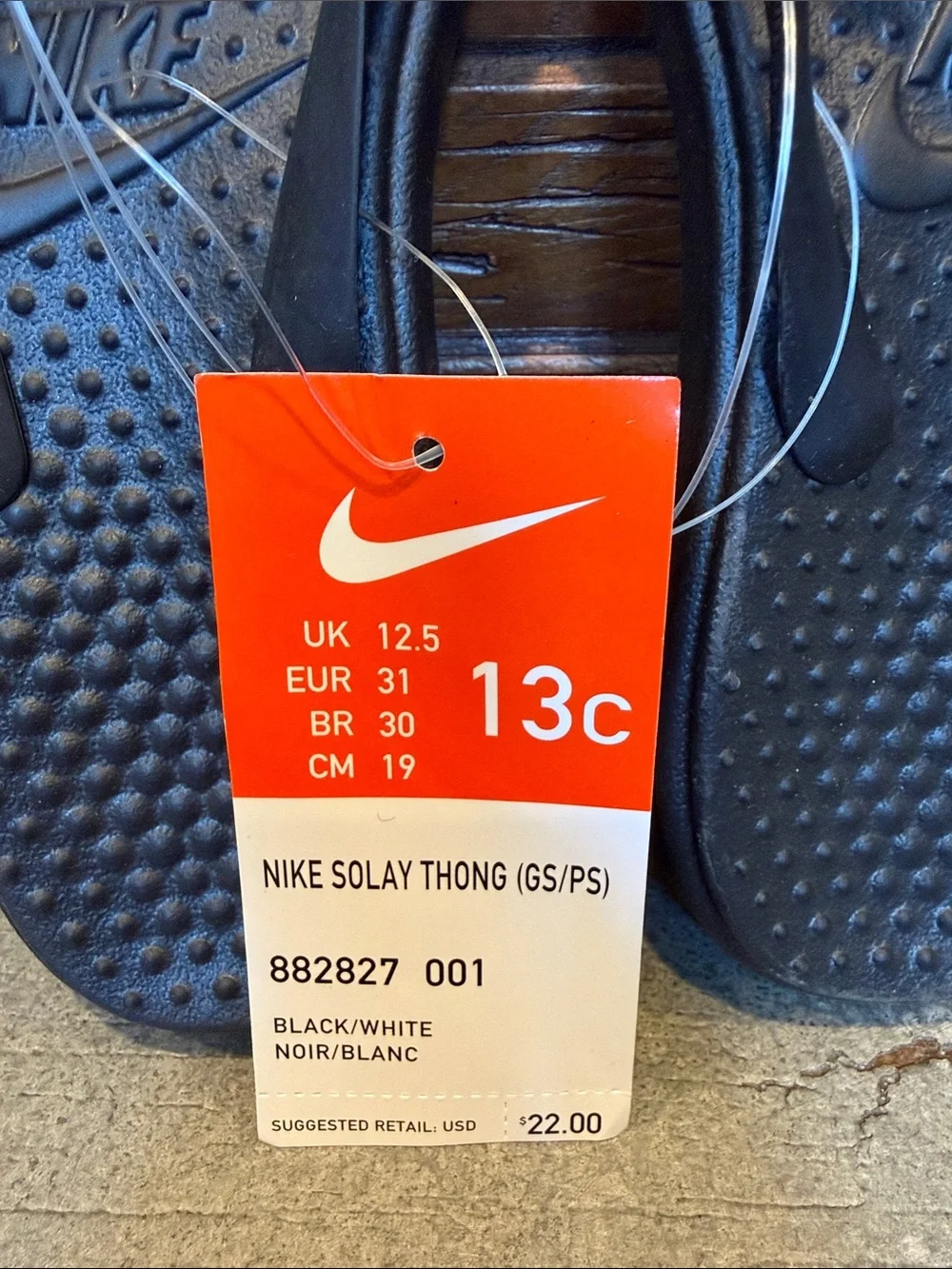 NWT Nike Solay Thong size 13